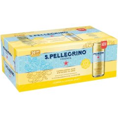 S.Pellegrino Essenza Lemon & Lemon Zest Sparkling Mineral Water