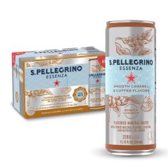 S.Pellegrino Essenza Sweet Caramel & Coffee Flavors Sparkling Mineral Water