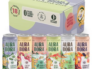 Variety Pack Herbal Sparkling Water by Aura Bora,